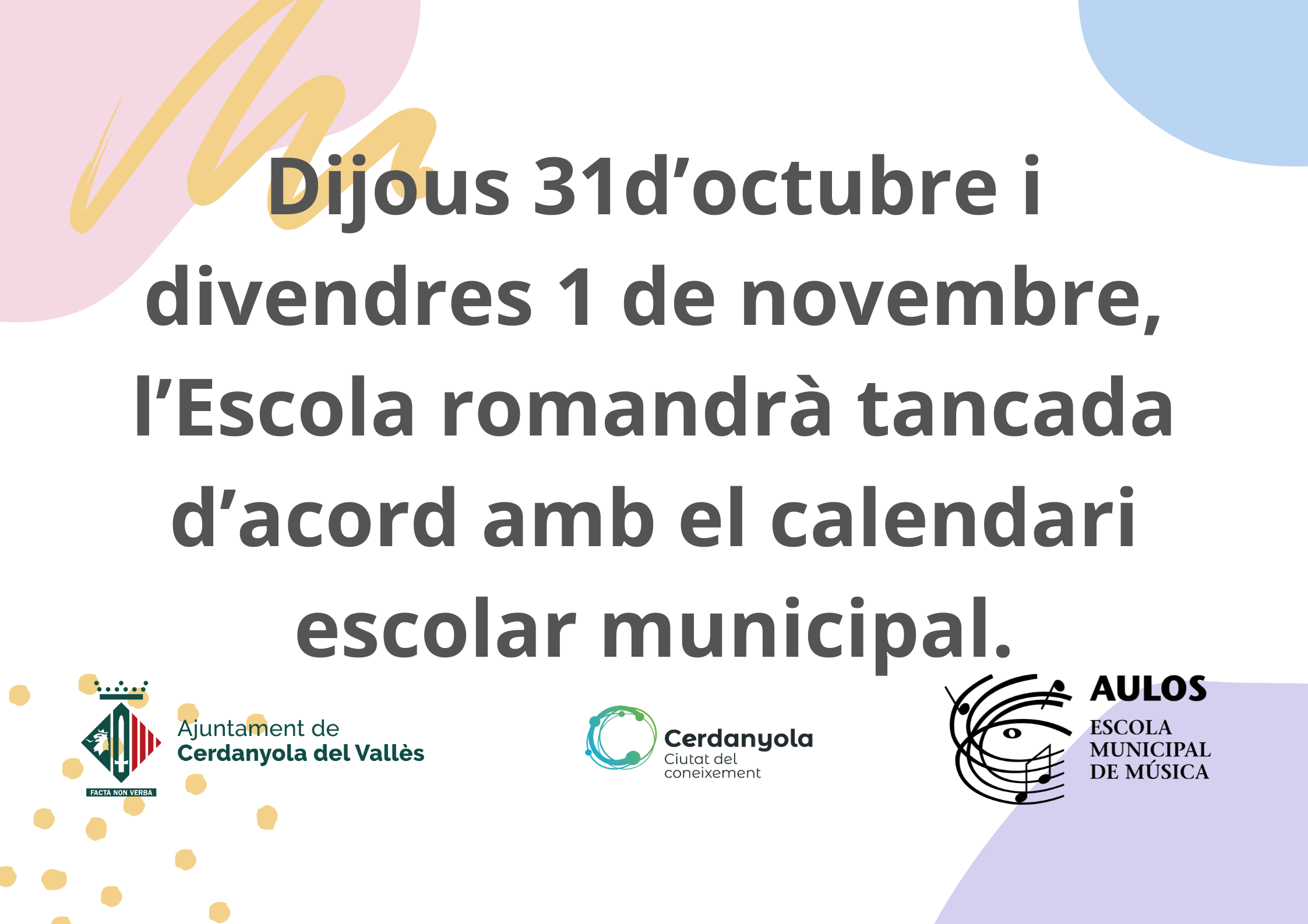 31 d'octubre, dia de lliure disposició