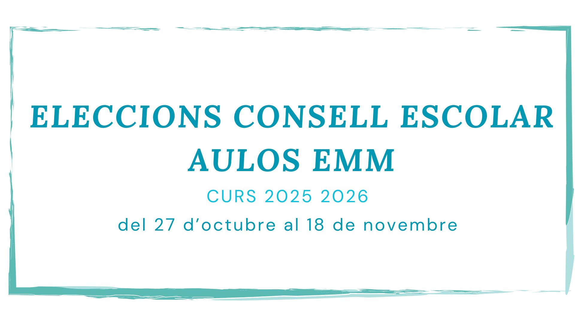 ELECCIONS CONSELL ESCOLAR