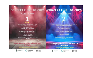 CONCERTS FINAL DE CURS - JUNY 2026