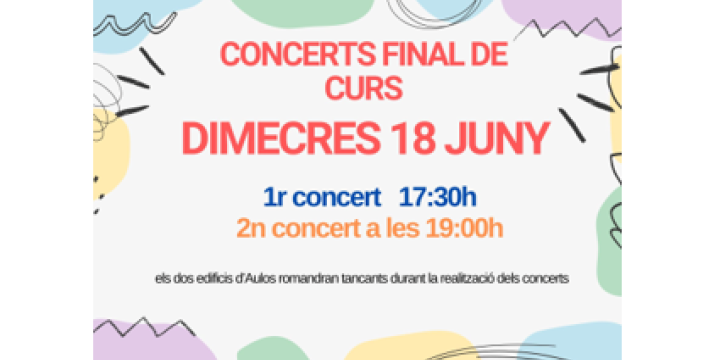 CONCERTS FINAL DE CURS