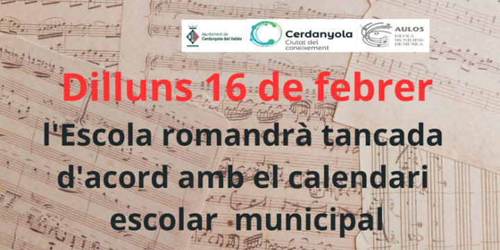 DIA DE LLIURE DISPOSICIÓ.