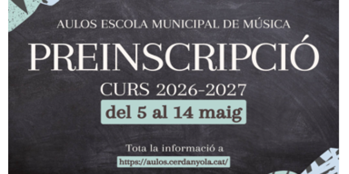 Preinscripció 26-27